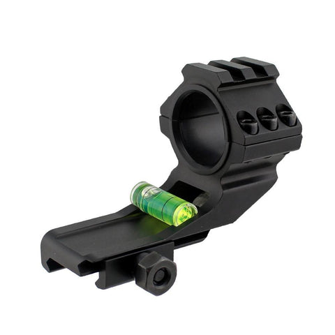 Cantilever Scope Mount with Level Bubble for 1" and 30mm scopes -SKU: 5023