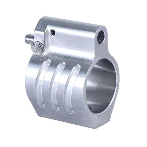 Adjustable Stainless Gas Block 0.75"Low Profile Steel -NB750ADJ-SS