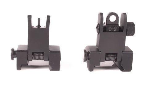 Mil Spec Micro Flip Up Backup Sights Mount Set - FR03