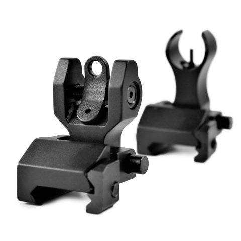 Mil Spec Flip Up Iron Rear/Front Sight Mount Set FR19