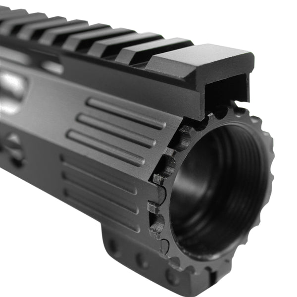 10" Shark Series - Ultra Light Slim Keymod Free Float Handguard