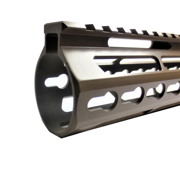 15" Cerokote Elite Flat Dark Earth Coating- Slim Keymod Free Float Handguard for .308 Rifle