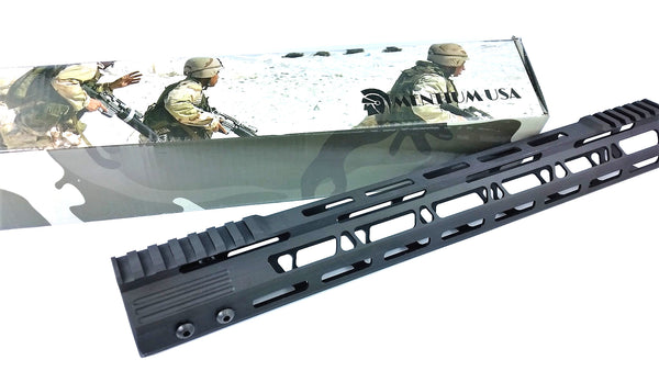 15" Slim M-Lok Free Float Handguard for SM .308 Rifle