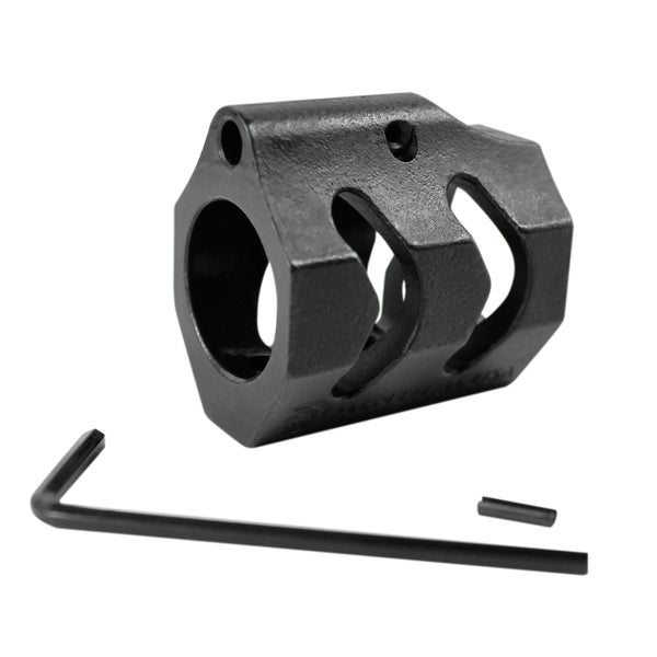 Gas Block-Phantom Steel Low Profile 0.75" -Non-Adjustable