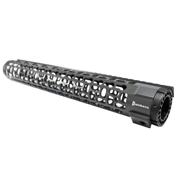 15" Cerakote Elite Flat Dark Earth Coating - Phantom Keymod Free Float Handguard - Steel Nut