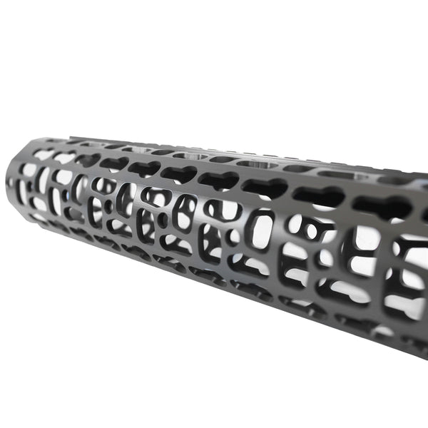 12" Cerakote Elite Flat Dark Earth Coating - Phantom Keymod Free Float Handguard - Steel Nut