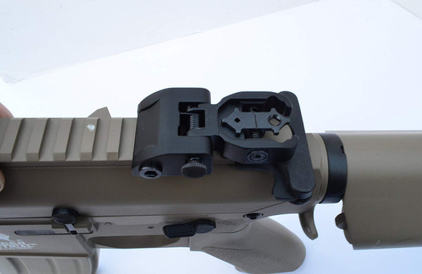 Mil Spec Micro Flip Up Backup Sights Mount Set - FR20