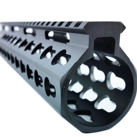 10" Slim Keymod Free Float Handguard,with Steel Nut