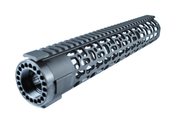 12" Phantom Series Keymod Free Float Handguard,with Steel Nut