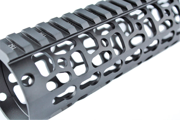 12" Phantom Series Keymod Free Float Handguard,with Steel Nut