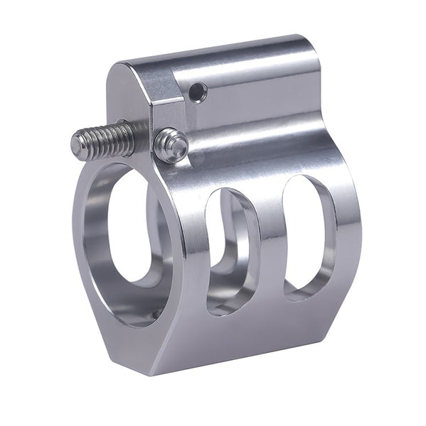 Gas Block 0.75"Low Profile Stainless Steel Adjustable