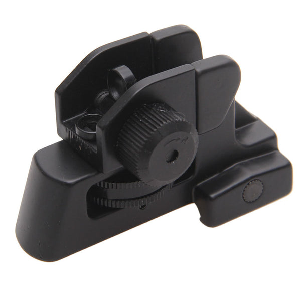 Rear Iron Sight for AR Style Rifles - Detachable Adjustable Picatinny Mount FR05