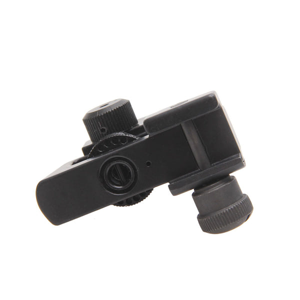 Rear Iron Sight for AR Style Rifles - Detachable Adjustable Picatinny Mount FR05