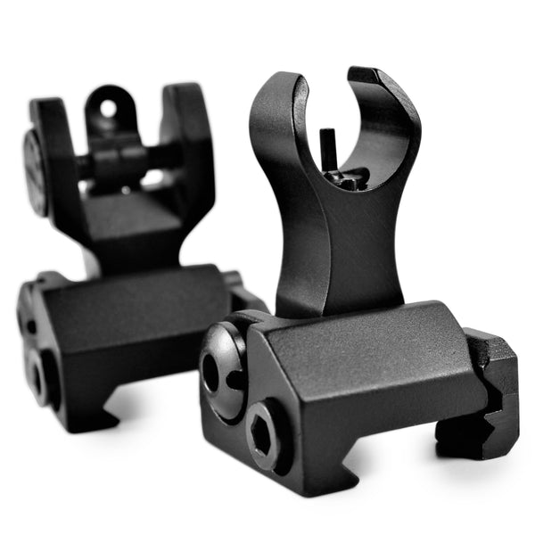 Mil Spec Flip Up Iron Rear/Front Sight Mount Set FR19