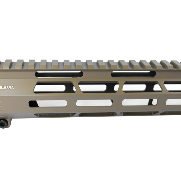 10" Cerakote Flat Dark Earth Coating - Ultra Light Slim M-Lok Shark Series Free Float Handguard