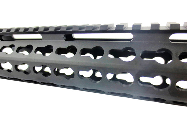 12" Slim Keymod Free Float Handguard,with Steel Nut