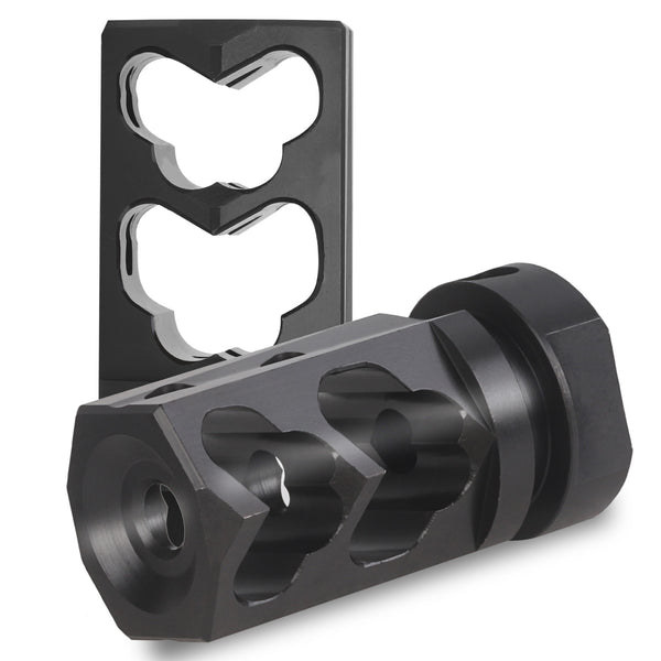 Heavy-Duty Muzzle Brake for .223 5.56 1/2x28tpi Thread-R1